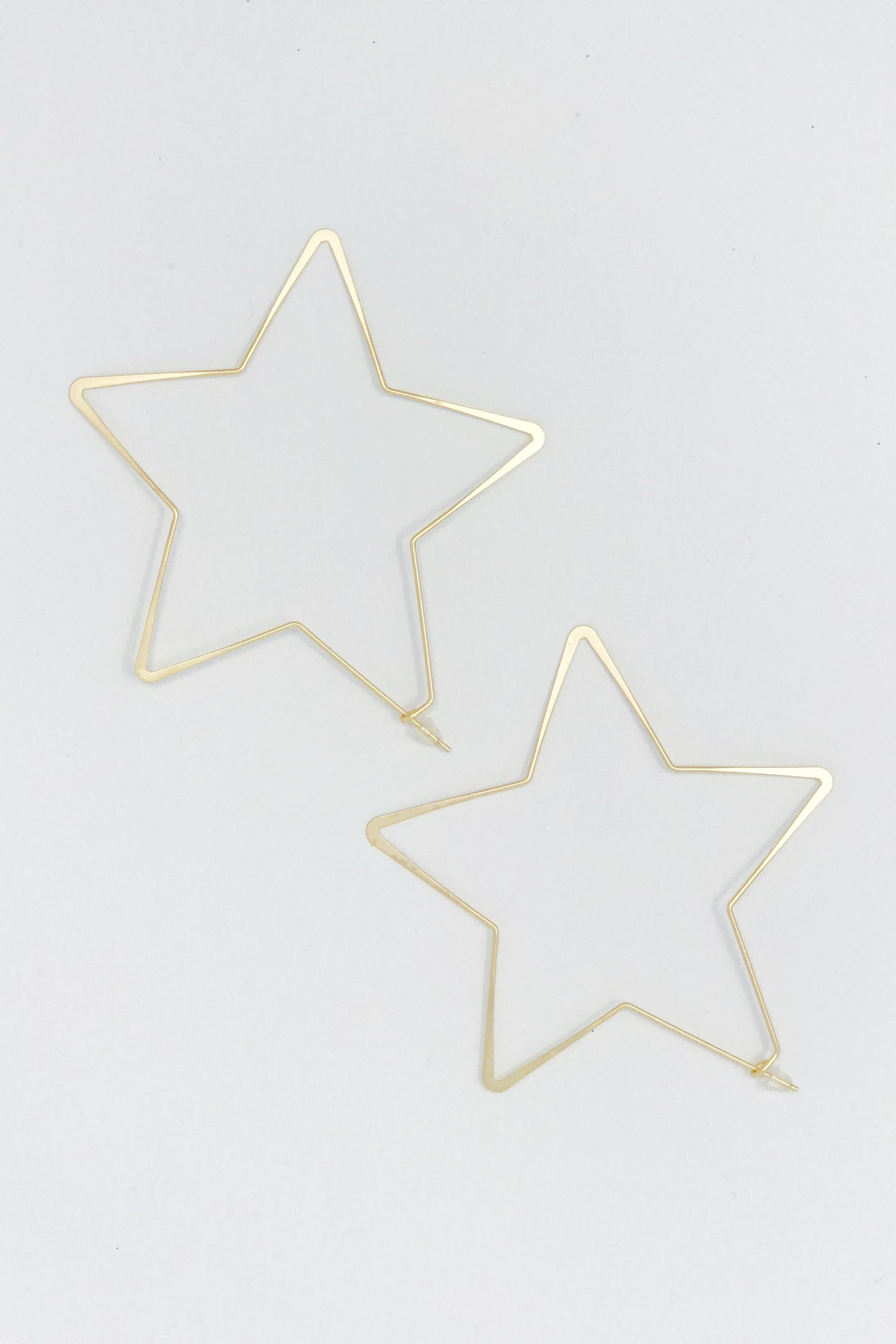 Twinkling Star Hoop Earrings