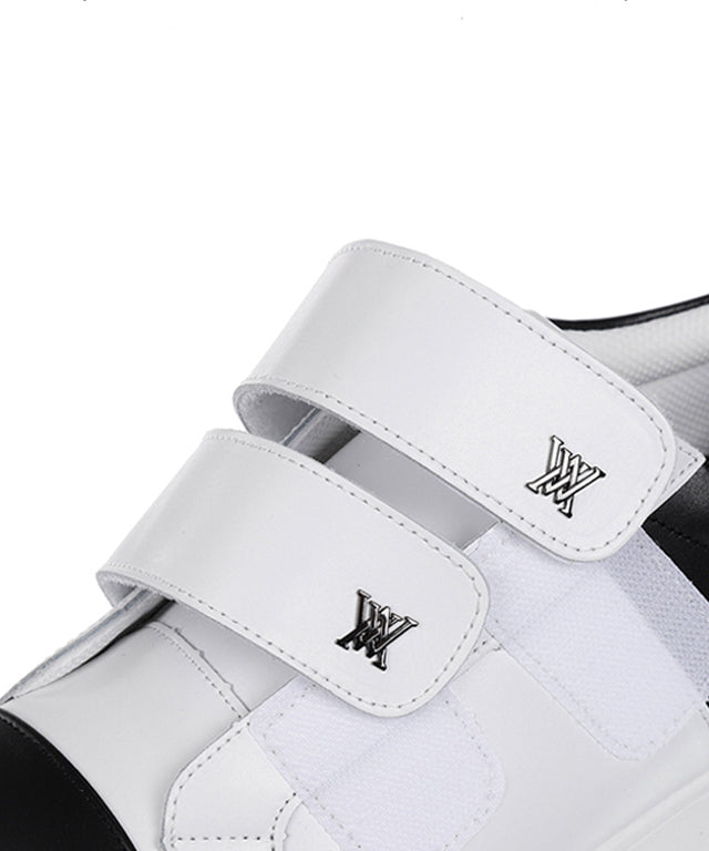 ANEW Golf: Men's Color Block Double Velcro Sneakers - Black