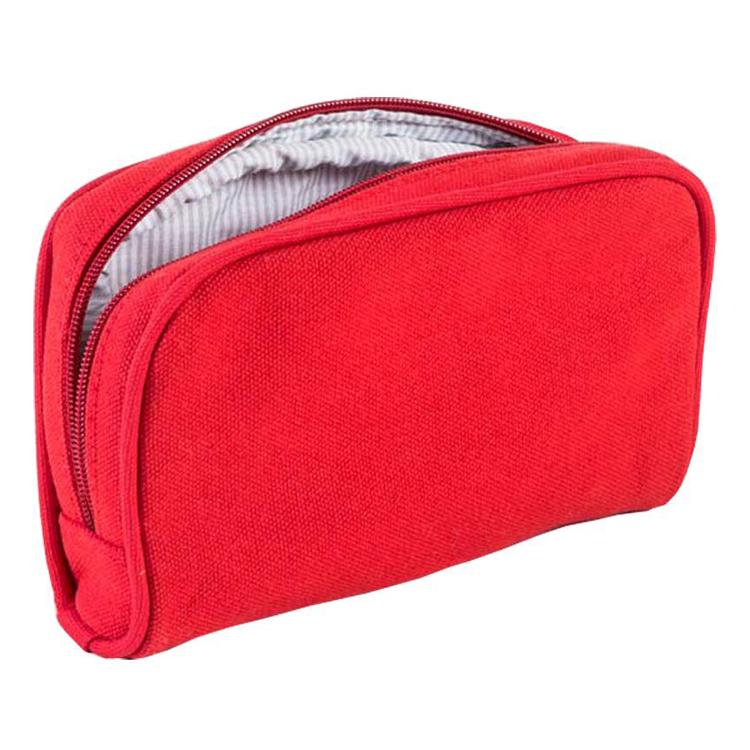 Accessories Travel Make Up Lined Zippered Pouch