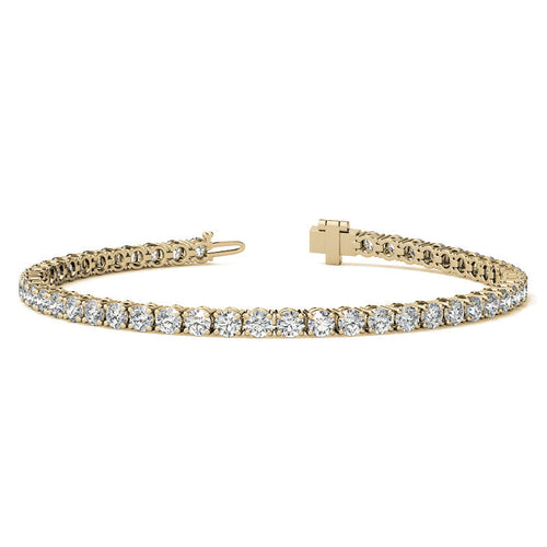 8.5 CTW Lab Grown Diamond Tennis Bracelet in 14kt White/Yellow Gold