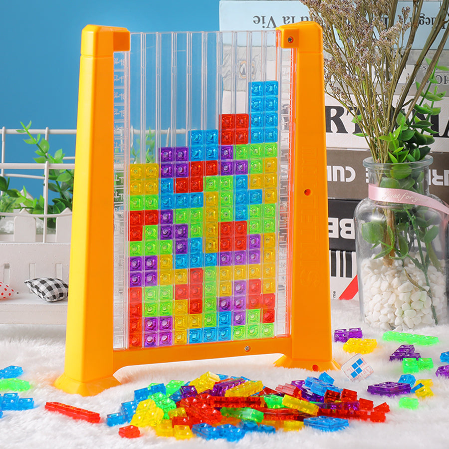 Tetris Game Colorful 3D Puzzle Tangram Math Toys