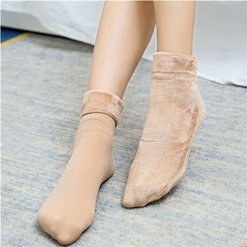 Autumn and winter socks men and women wild tube socks imitation nylon