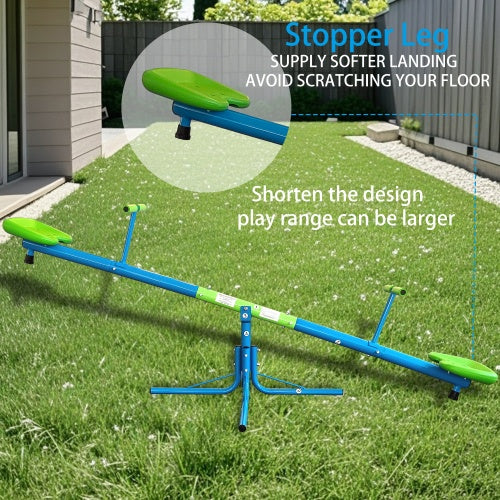 Upgraded Seesaw, Swivel 360 Degree Toddler Sitting And Rotating