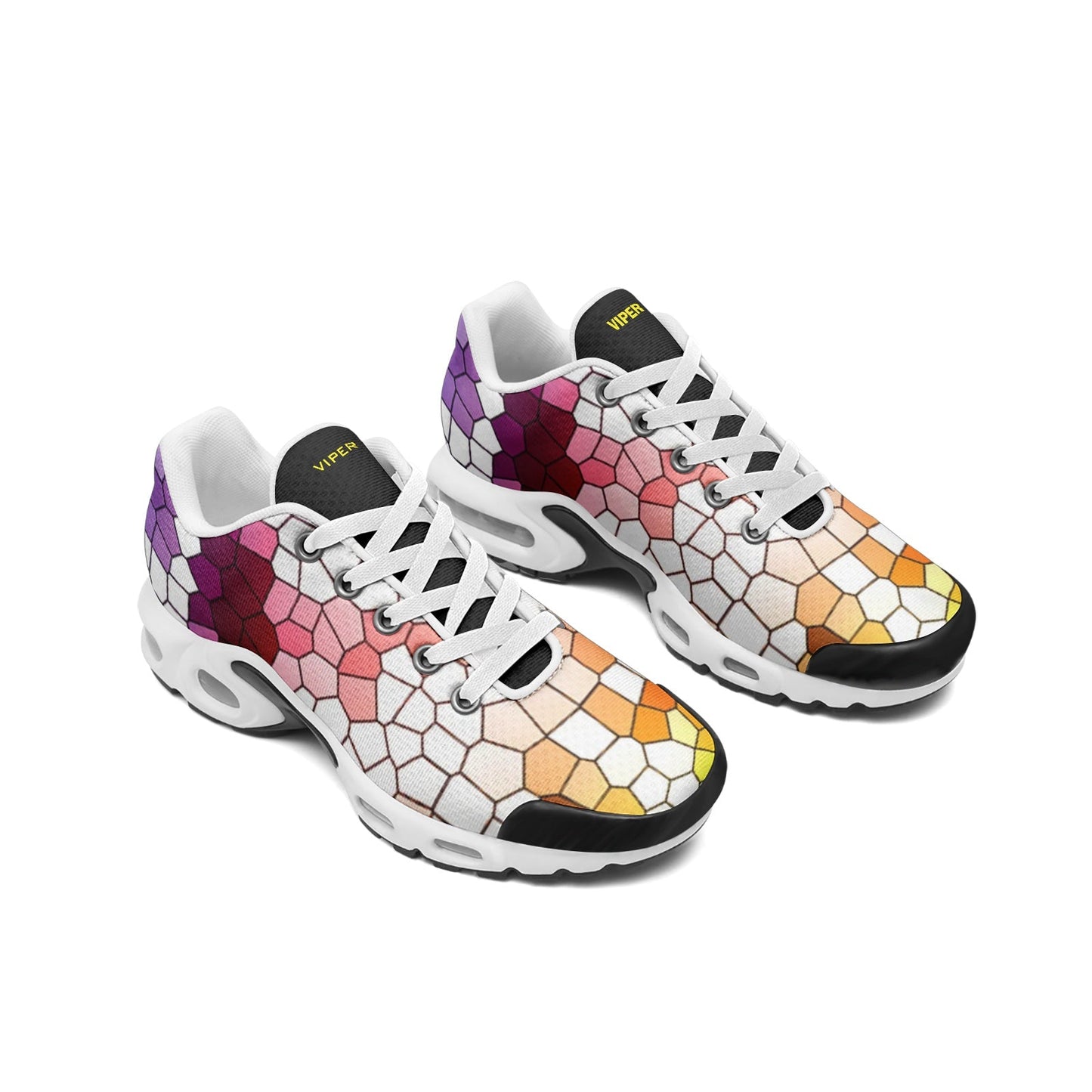 VIPER SHOES STYLE 55TT Mosaic Abstract 01 Unisex Mesh Tech Eco-Flex