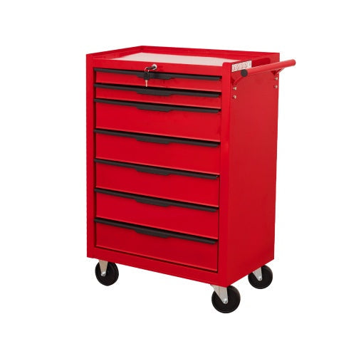 7-Drawer Rolling Tool Chest Cabinet, Large Capacity Metal Tool Box