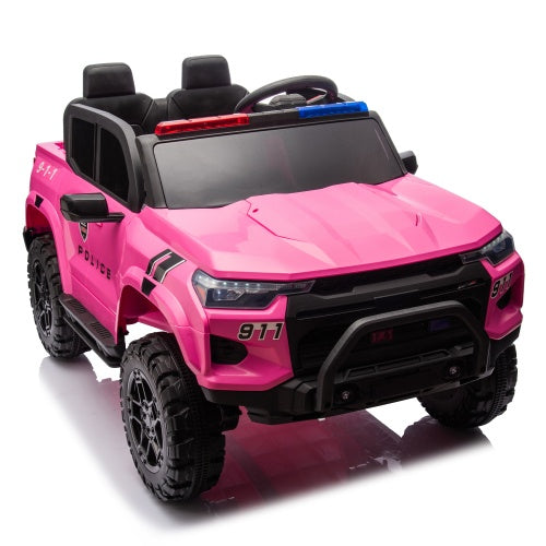 24V Two-seater Electric Pickup Truck For Kids, Kids Toys With Parent