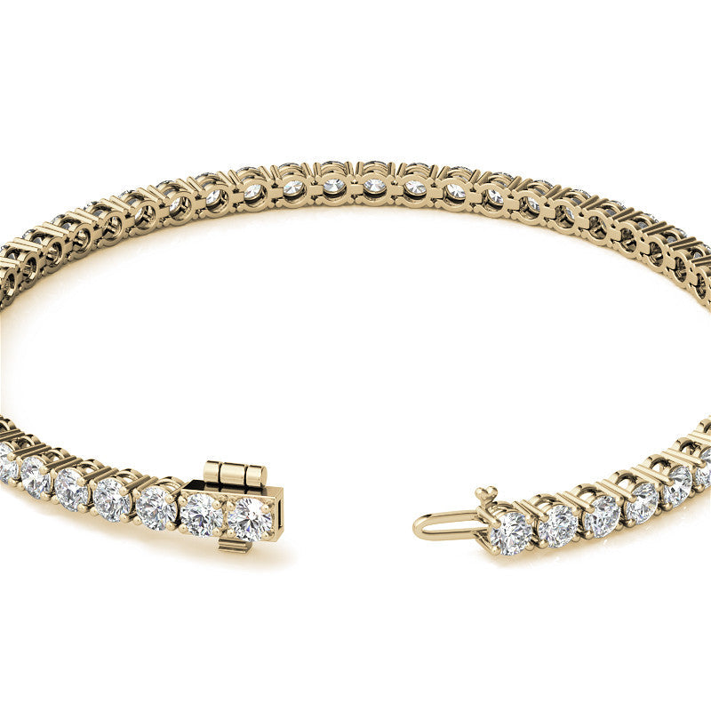 8.5 CTW Lab Grown Diamond Tennis Bracelet in 14kt White/Yellow Gold