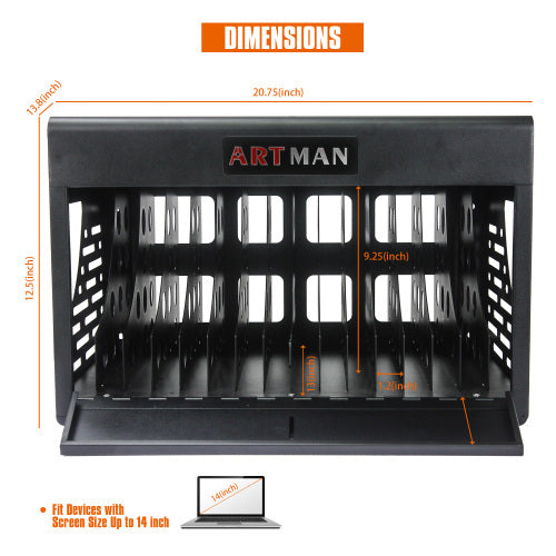 16-slot Laptop Charging Cabinet