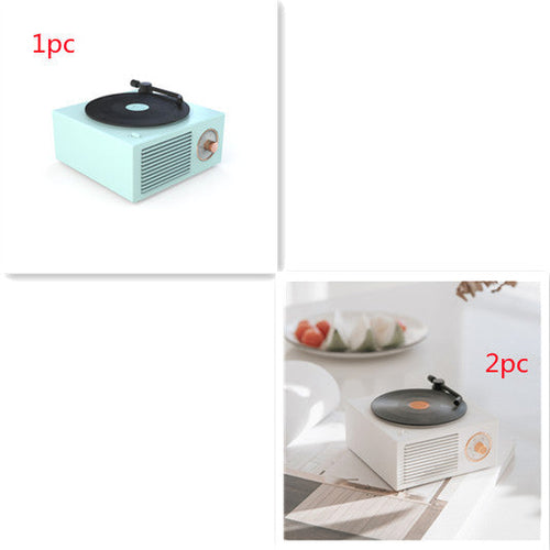 Wireless mini portable retro phonograph Bluetooth-compatible speaker