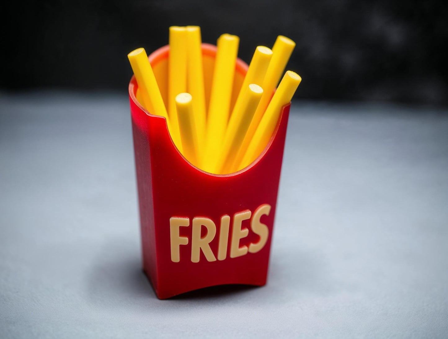 3D-Printed French Fry Pencil Holder  Fun Desk Organizer for Fast Food