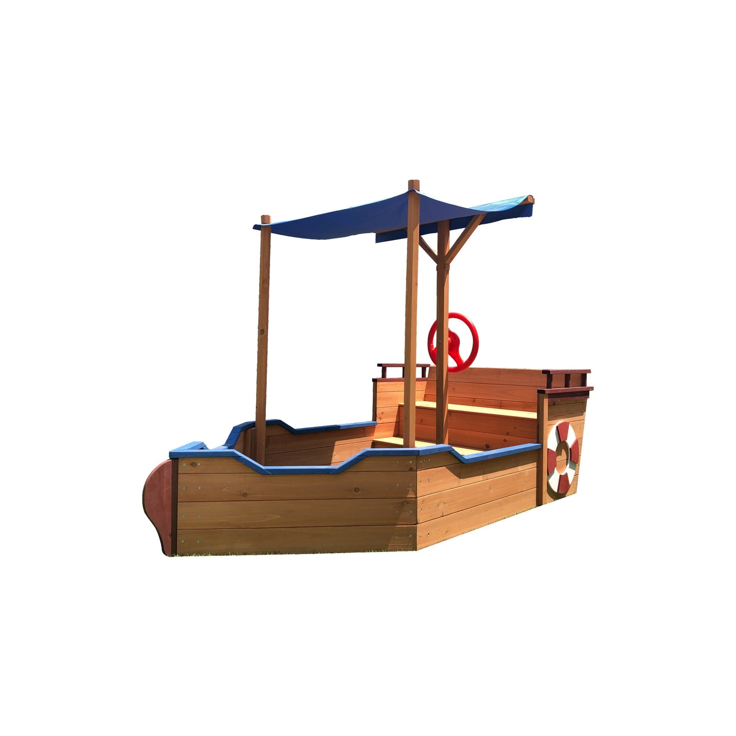 Wooden Sandbox With Storage Bench And Seat, Outdoor Toys For Children