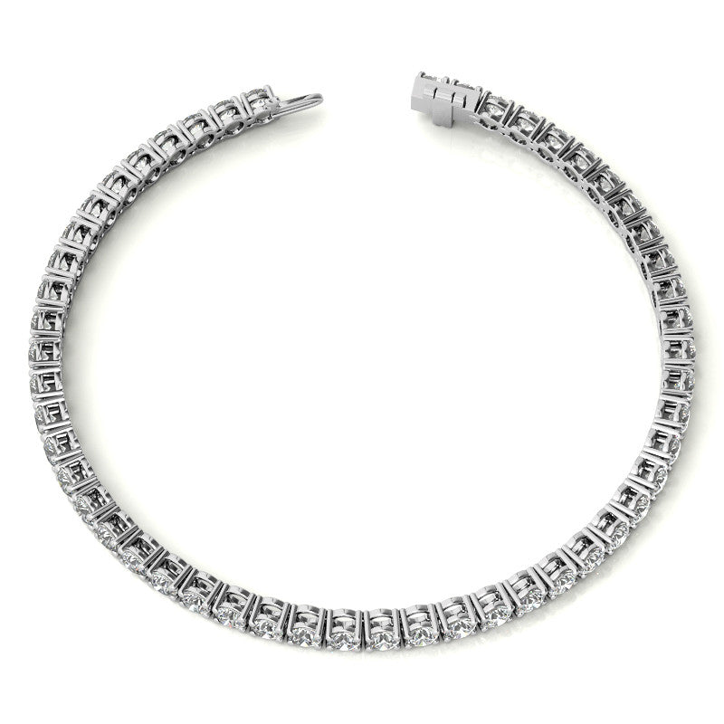 8.5 CTW Lab Grown Diamond Tennis Bracelet in 14kt White/Yellow Gold