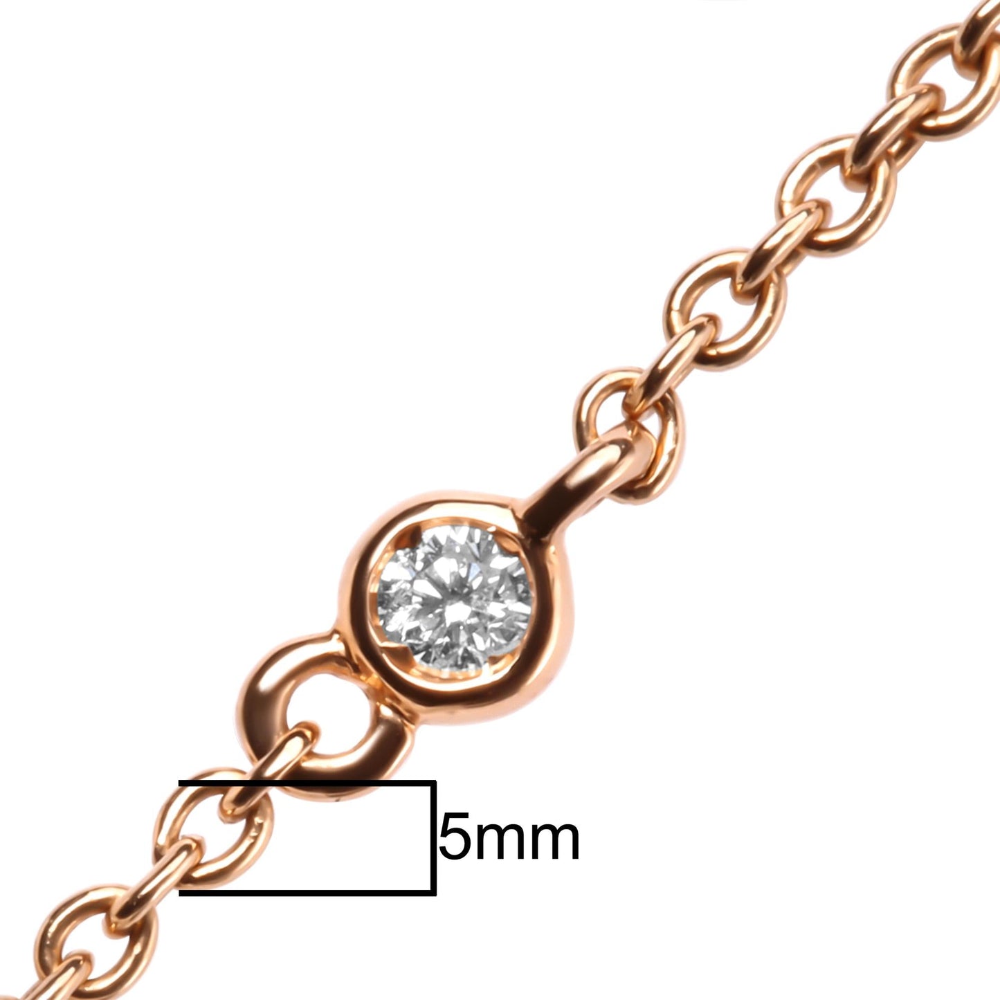 18K Rose Gold 1/2 Cttw Diamond and Freshwater Pearl Double Strand Stat