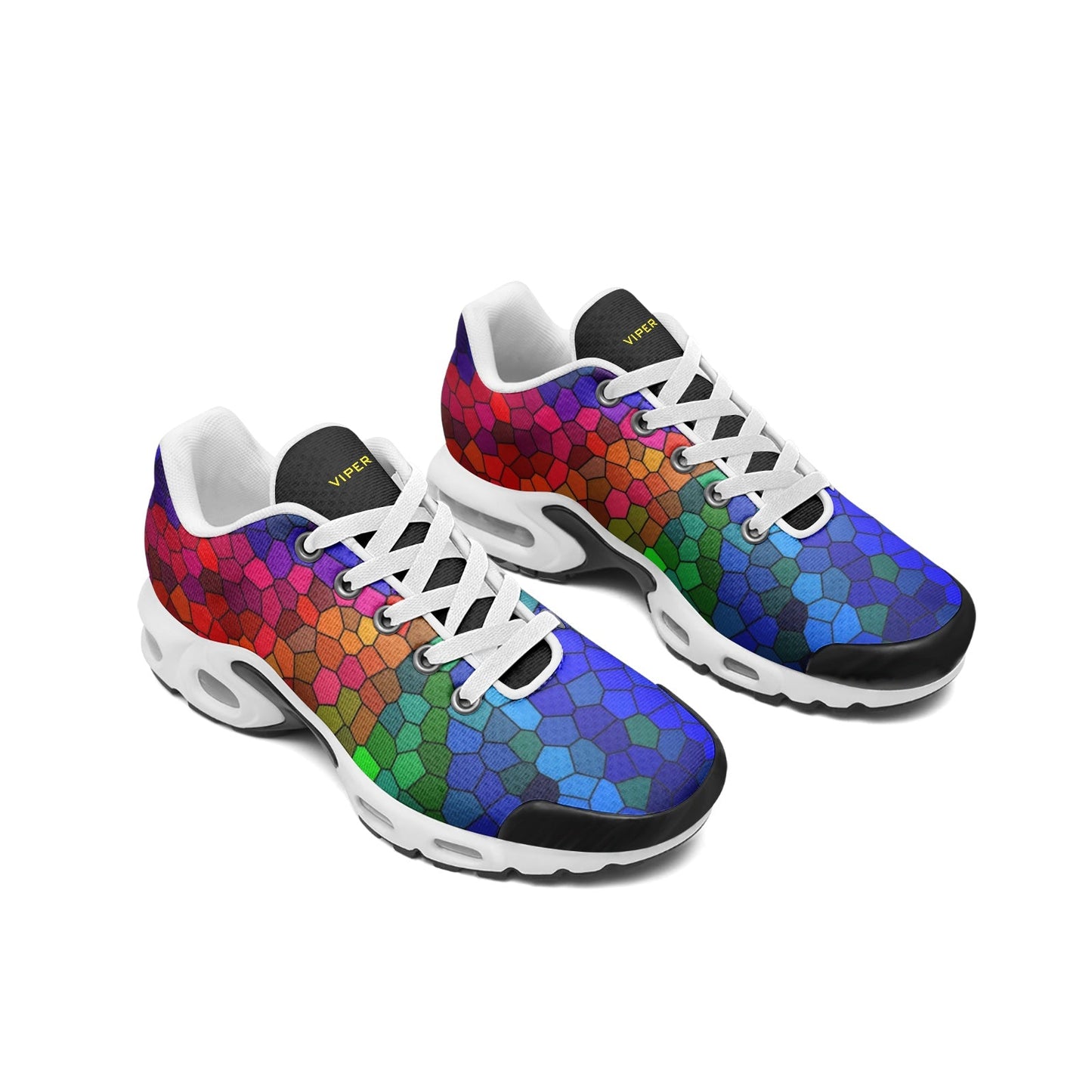 VIPER SHOES STYLE 55TT Multi Mosaic Abstract Unisex Mesh Tech Eco-Flex