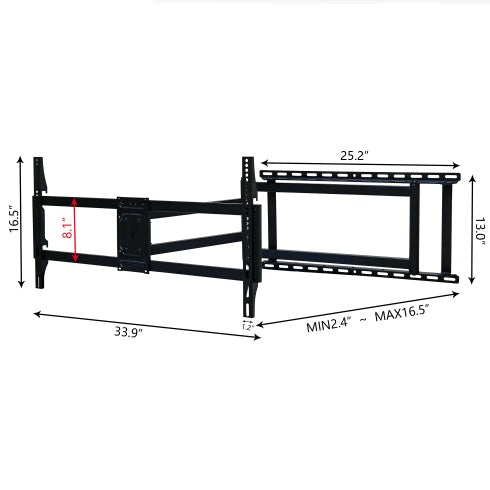 TV Wall Mount Bracket, 40-120 Inch TV, With Rotation And Tilt