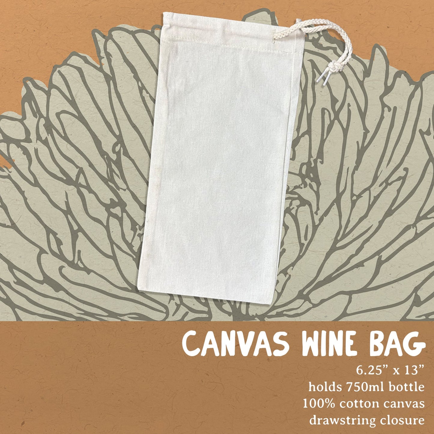 Boulangerie - Canvas Wine Bag