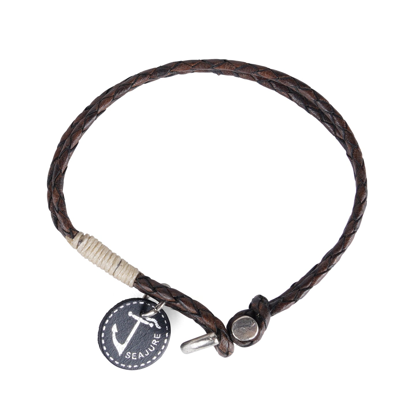 Braided Leather Pitcairn Bracelet