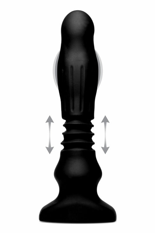 Silicone Swelling & Thrusting Plug With Remote Control