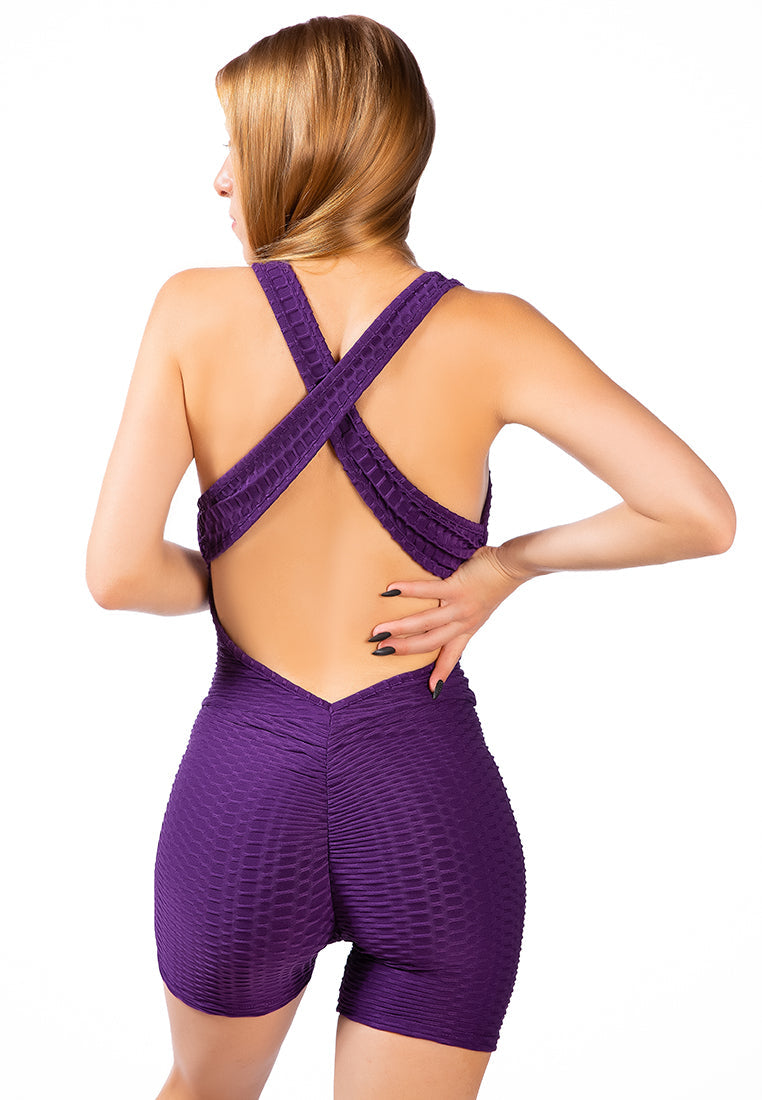 Back Cross Strap Yoga Jumpsuit