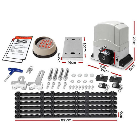 Automatic Sliding Gate Opener & Hardware Kit