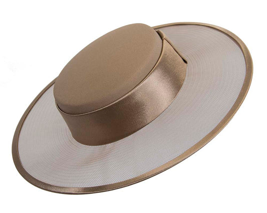 Buff designers boater hat