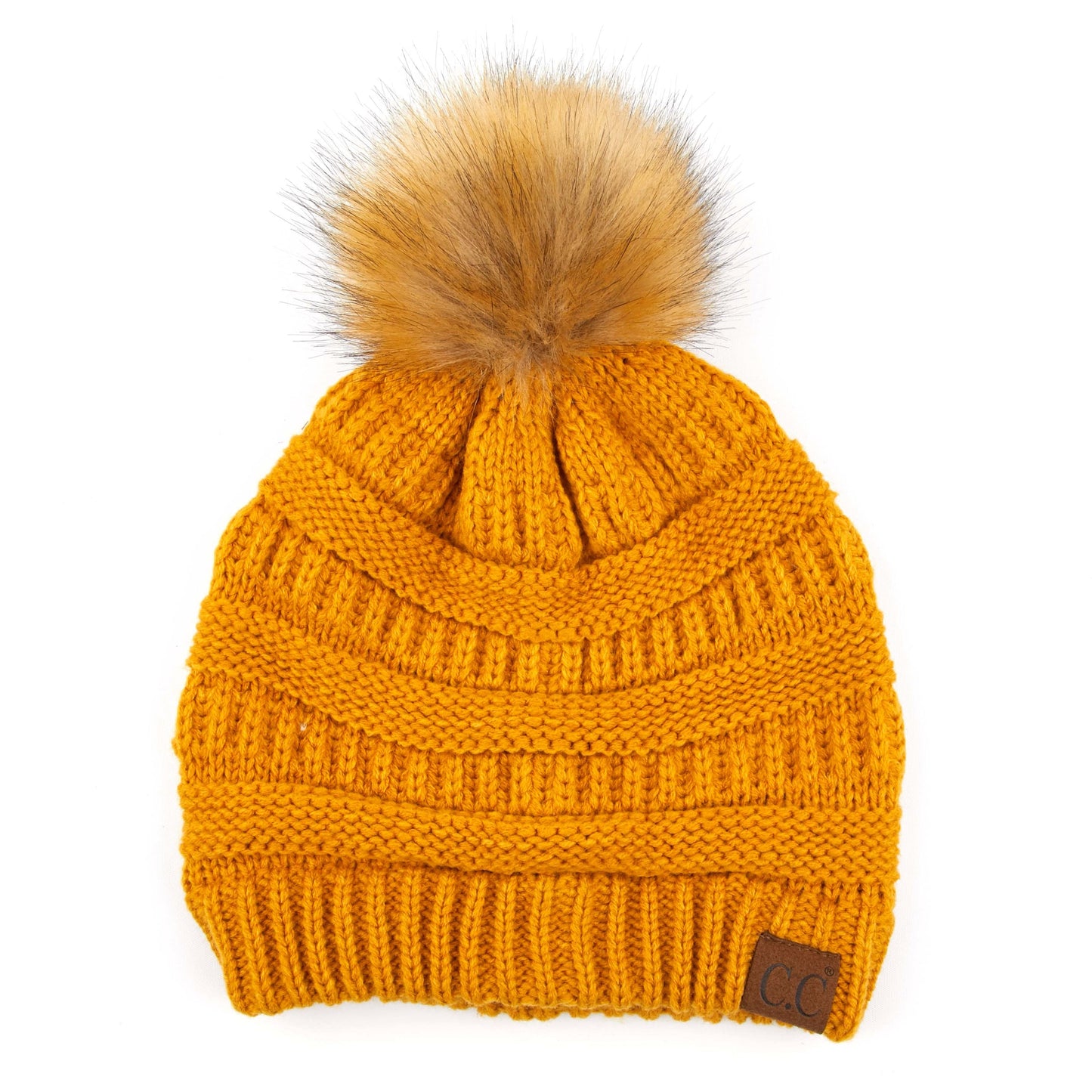 CC Trending Plush Pom Unisex Beanies Hats