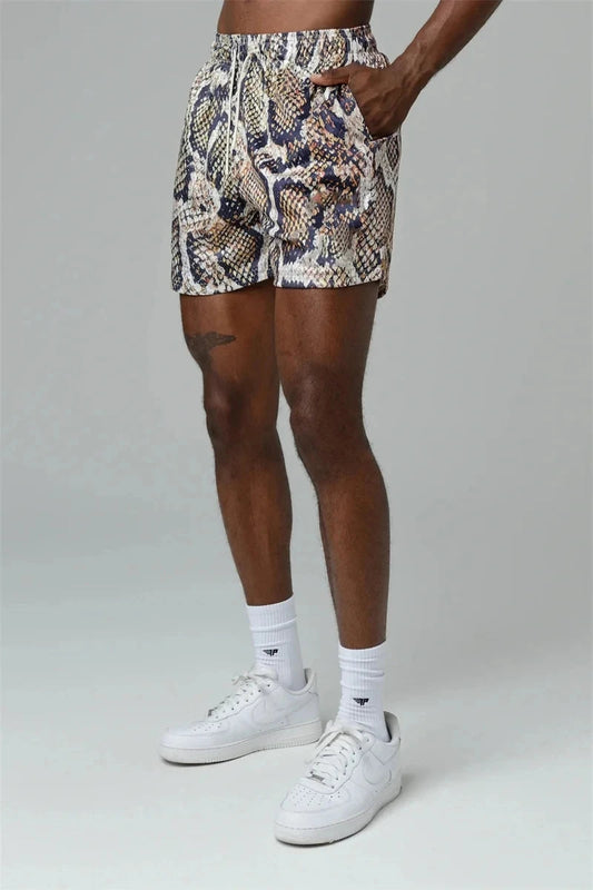 Snake men beach shorts