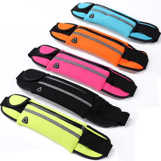 Velocity Water-Resistant Sports Running Belt and Fanny Pack for