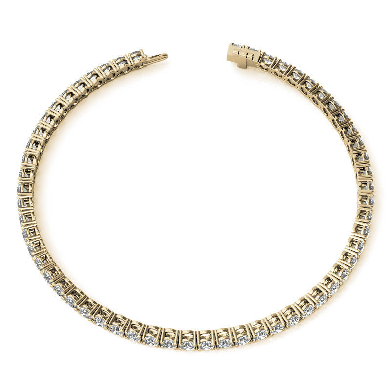 12.00 CTW Lab Grown Diamond Tennis Bracelet | G/VS AGI Certified |