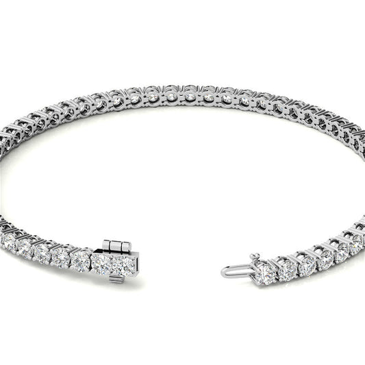 12.00 CTW Lab Grown Diamond Tennis Bracelet | G/VS AGI Certified |