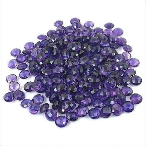 Stunning Blue African Amethyst Loose Gemstone for Jewelry - Round Cut