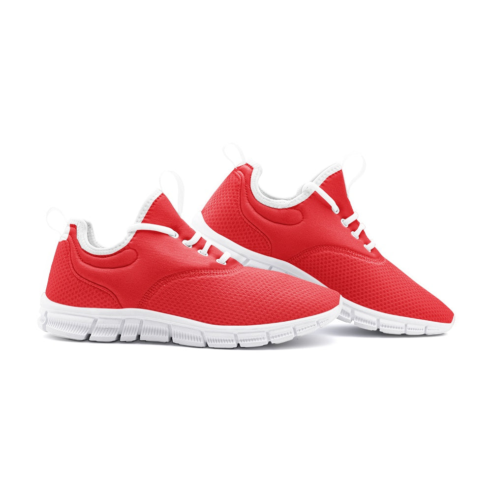 VIPER SHOES STYLE 54TF Red Unisex Lightweight Sneaker City Running