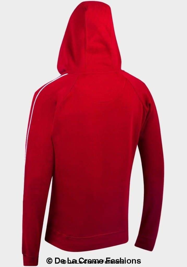 Brave Soul - Mens Red Fleece Lined Pocket Hoodie