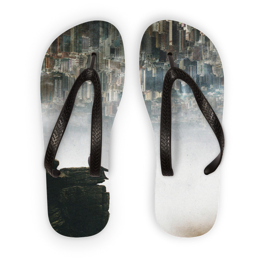 Between The Haze Adult Flip Flops