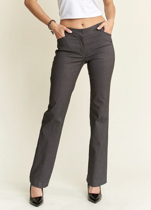 ADORA Regular Rise Slim Bootcut Pants