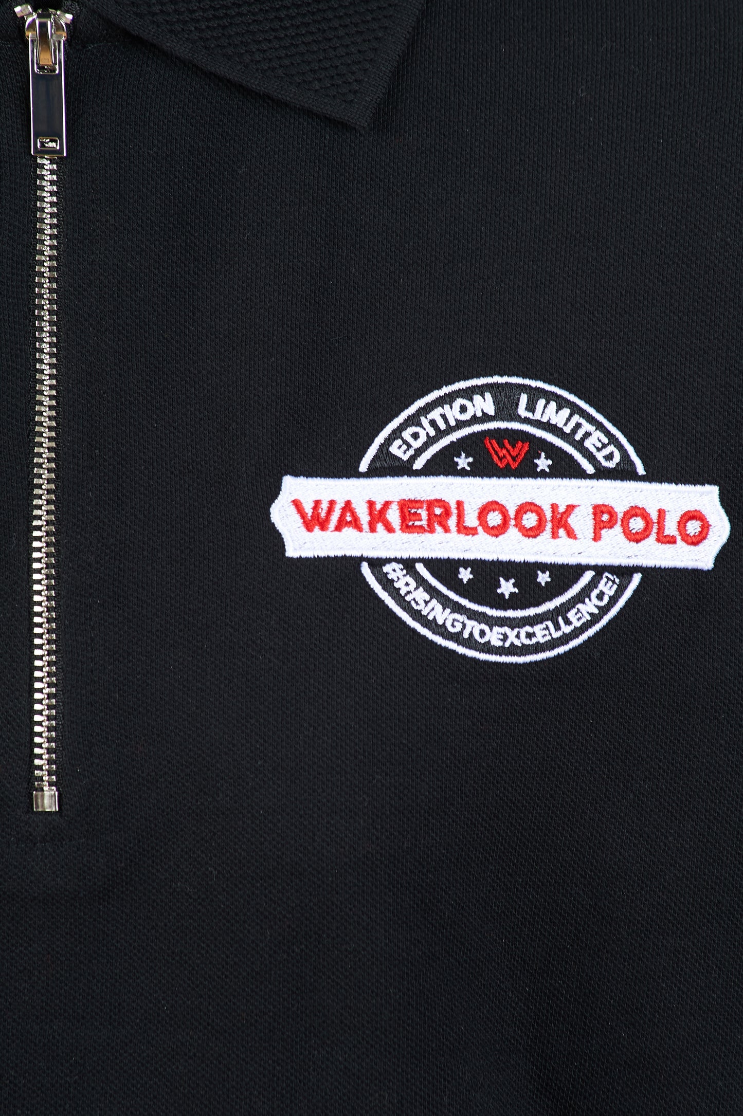 Wakerlook Men's Zip POLO