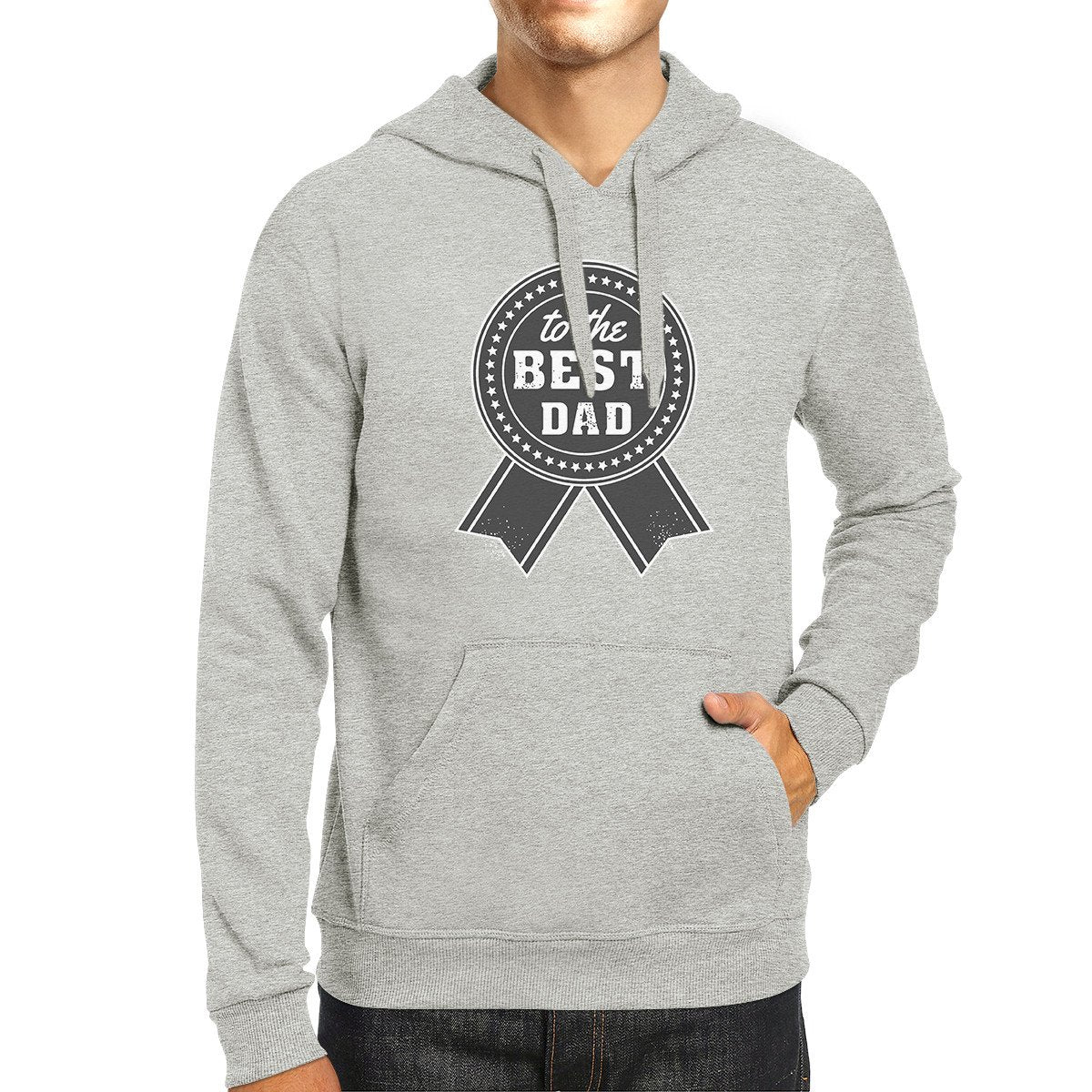 To The Best Dad Grey Hoodie For Men Perfect Dad