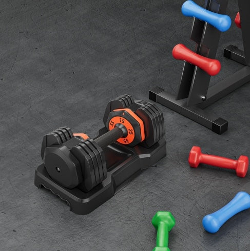 Adjustable Dumbbell Set, 10 In 1 Free Dumbbell For Men And Women,