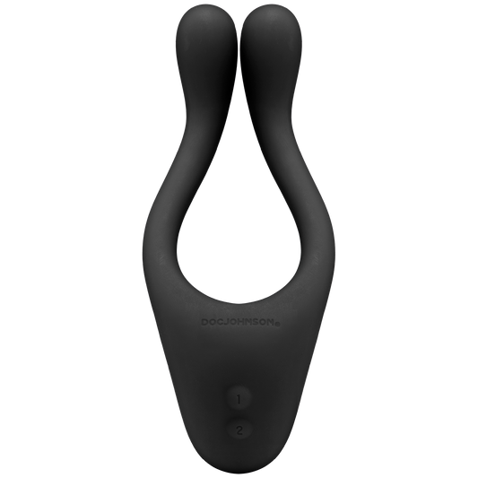 Tryst Multi Erogenous Zone Silicone Massager - Black