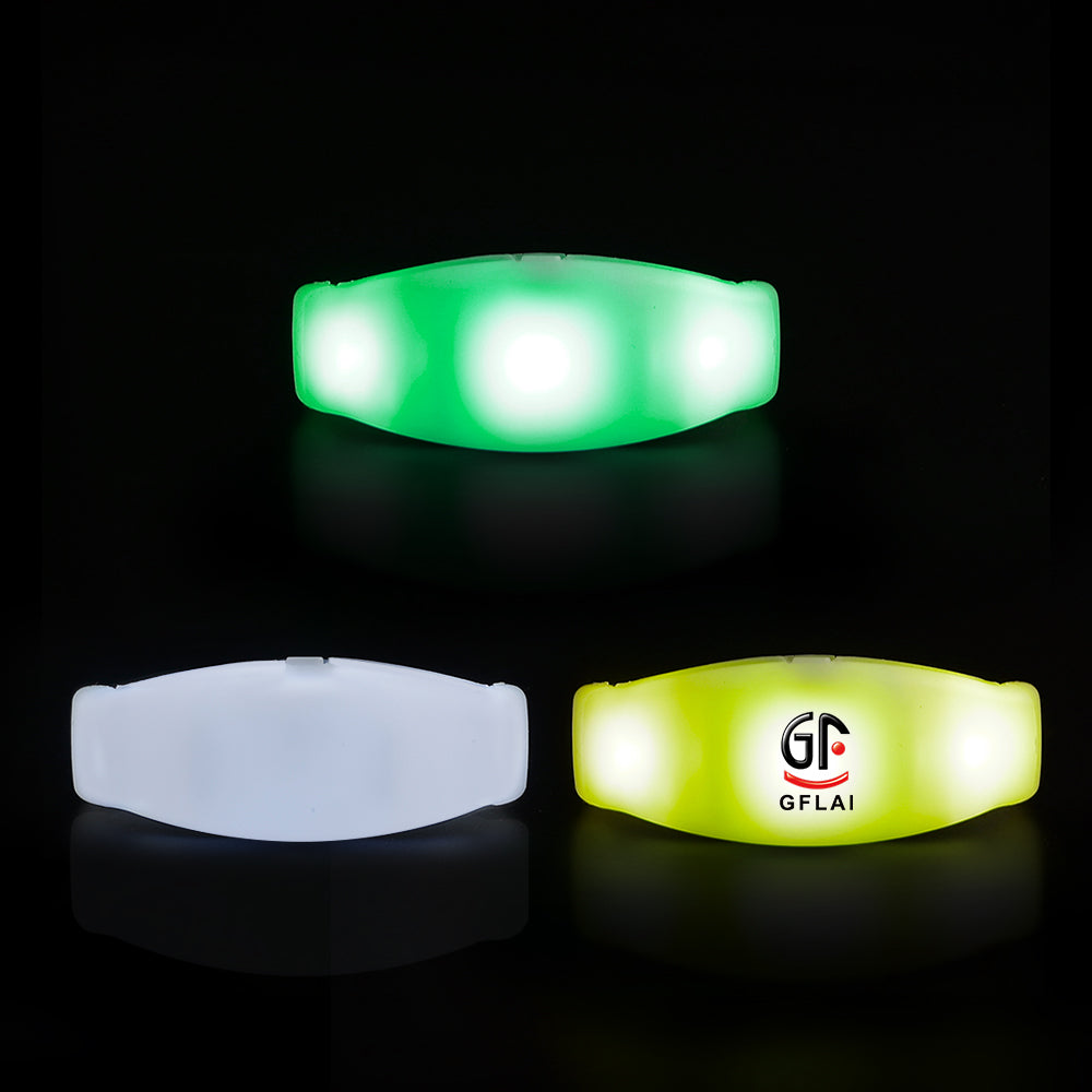 Sound Activated LED Wristband for Party(50 Pack)